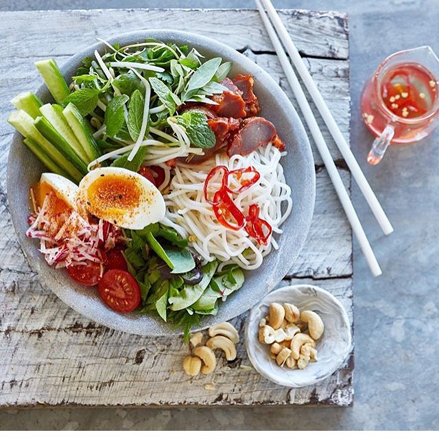 Vietnamese Bbq Pork Salad Bowl Recipe The Feedfeed