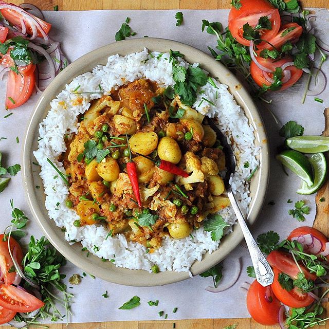Potato And Cauliflower Curry Recipe | The Feedfeed