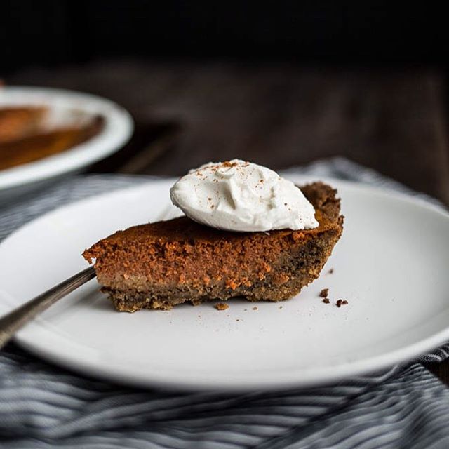Carrot And Walnut Crust Pie by saltedplains Quick & Easy Recipe The Feedfeed