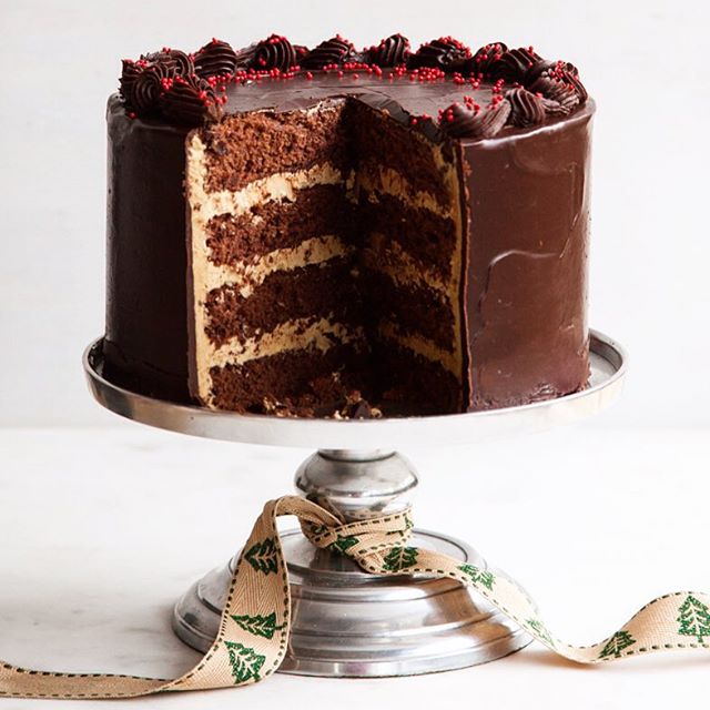 Gingerbread Layer Cake with Spiced Buttercream Frosting - Bakers Table