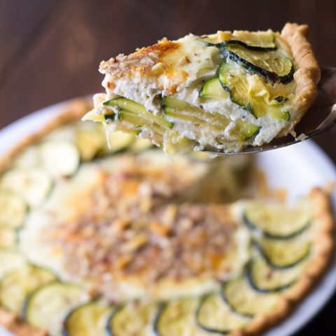 Zucchini, Ricotta And Walnut Quiche by denise_sweetpeasandsaffron ...