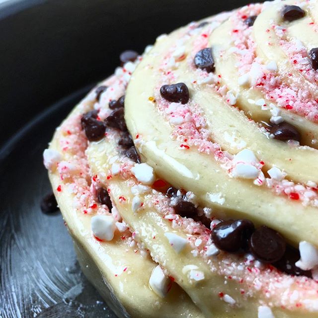 Chocolate & Peppermint Candy Breakfast Bread by breadchefmark Quick