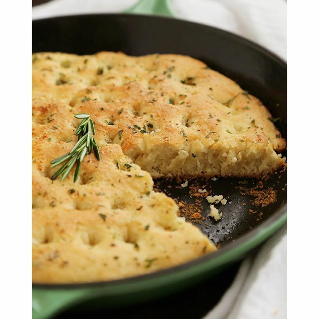 Garlic Parmesan Focaccia Bread - Heather's Homemade Kitchen