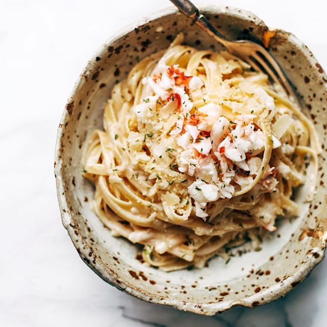 Fettuccine Alfredo With Lobster Tails | The Feedfeed