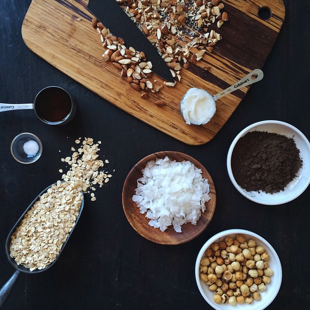 Almond & Hazelnut Cocoa Granola Recipe The Feedfeed