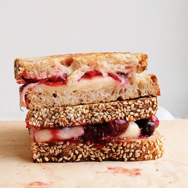 Cranberry Grilled Cheese Sandwich Recipe - Happy Happy Nester