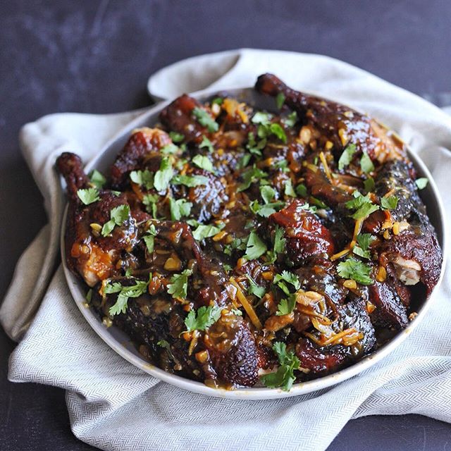 Glazed Sour Plum Duck recipe by Winston Chua The Feedfeed