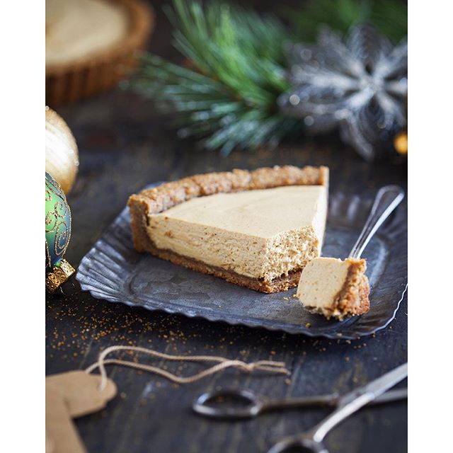Eggnog Chiffon Pie With Spiced Pecan Coconut Crust Recipe The Feedfeed