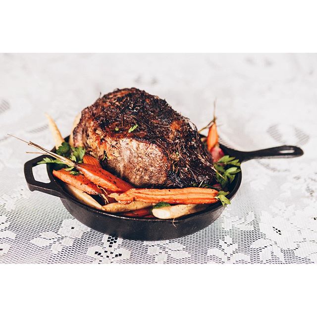 Prime Rib With Mustard Herb Butter Recipe The Feedfeed