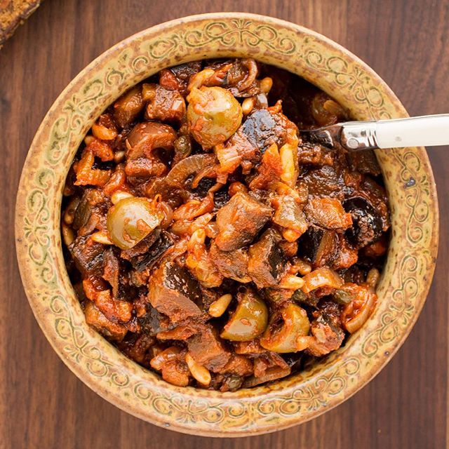 Caponata Italian Eggplant Appetizer recipe