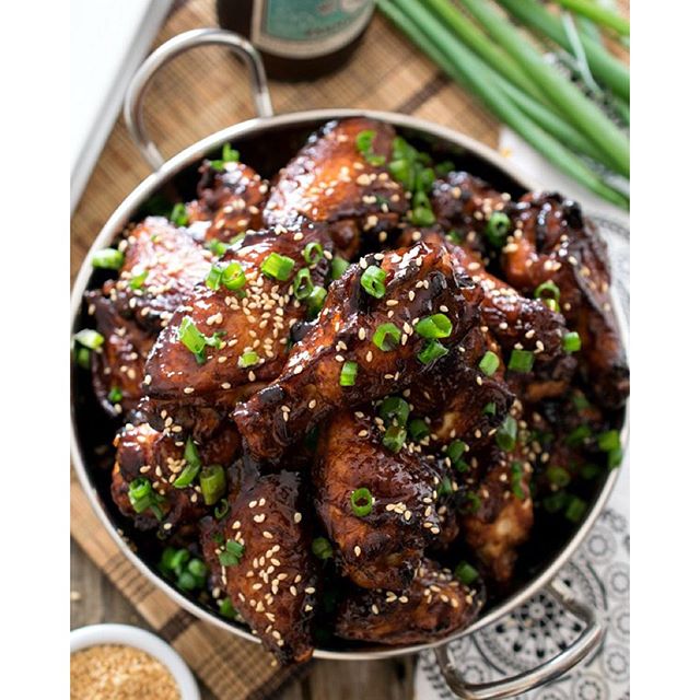 Korean Bbq Glazed Chicken Wings Recipe The Feedfeed