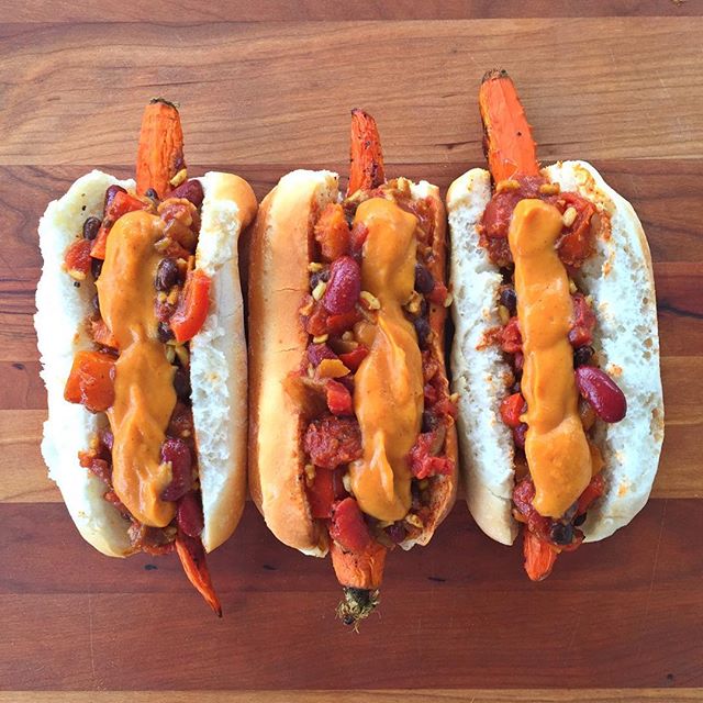 Carrot vegan hot clearance dogs