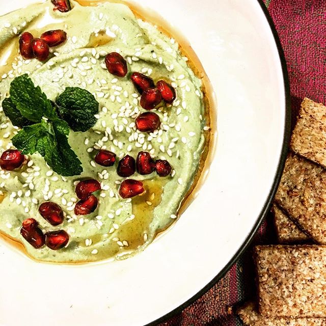 Eggplant, Tahini, Mint Dip (babaganoush) by allplantbased Quick