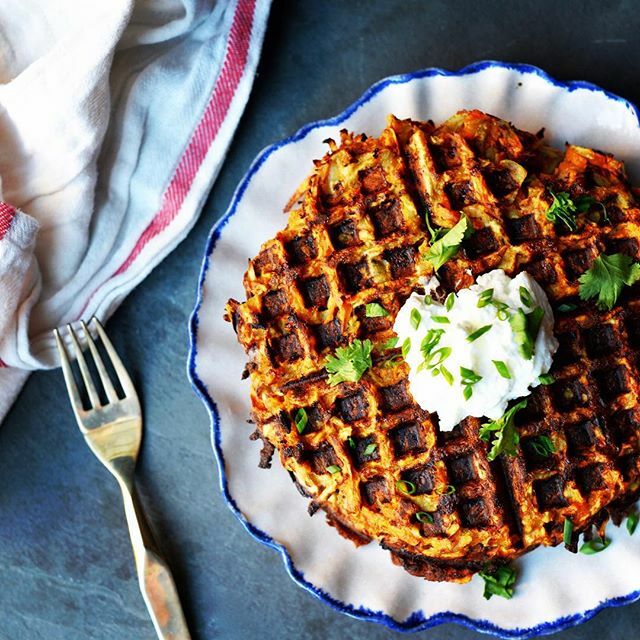 Waffle Maker Hash Browns - PlantYou