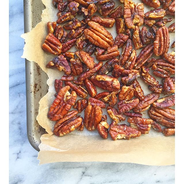 Maple & Cayenne Spiced Pecans by urbankitchenapothecary Quick & Easy