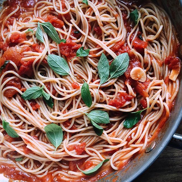 Spaghetti & Marinara Sauce Recipe The Feedfeed