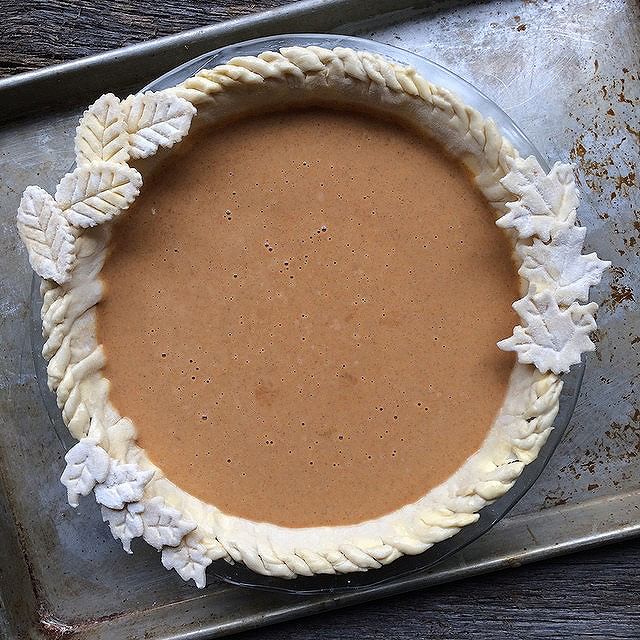 leaf crust pie