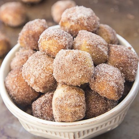 Pretzel Bites In Cinnamon Sugar Recipe By Aimee Berrett Ellen Garrett The Feedfeed