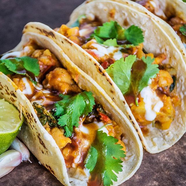 Vegetarian Chana Masala Tacos by nickysaysyolo | Quick & Easy Recipe ...