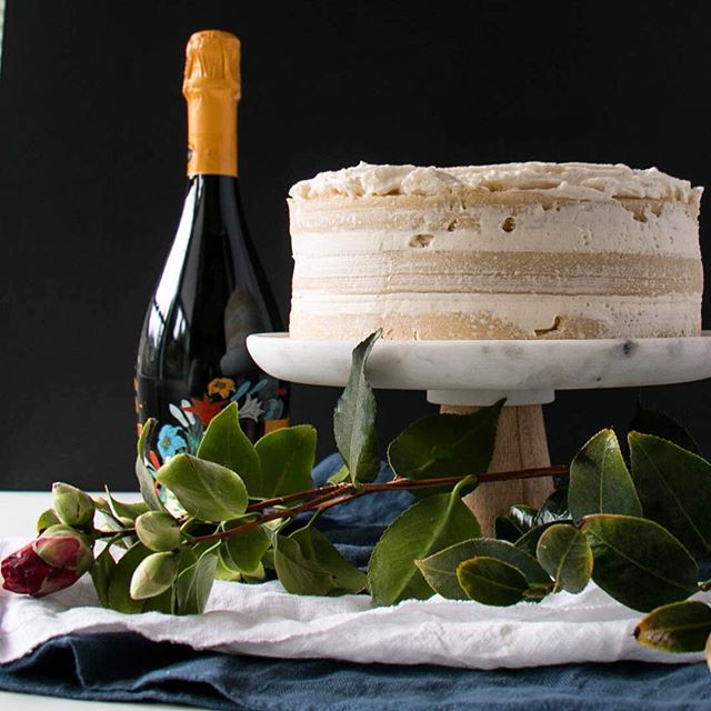 Champagne And Vanilla Bean Naked Layer Cake Recipe The Feedfeed