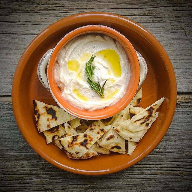 Homemade Naan With A Ricotta And Cannellini Dip by thekitchensinkblog