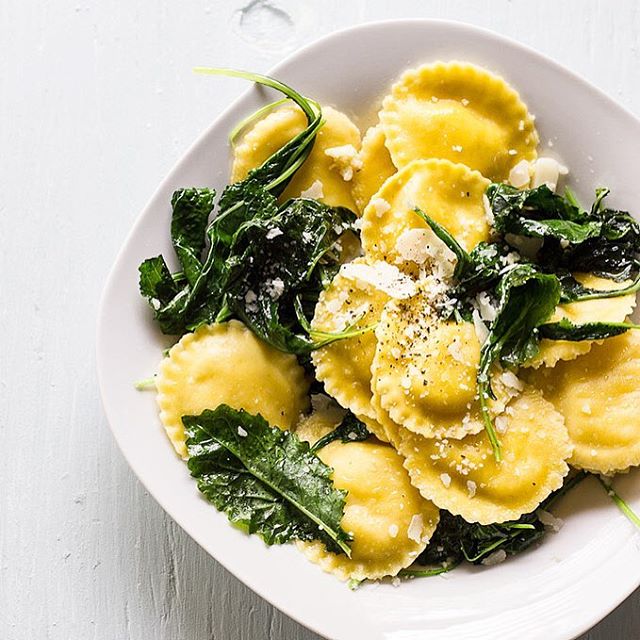 Quick Lemon & Spinach Ricotta Ravioli Recipe | The Feedfeed