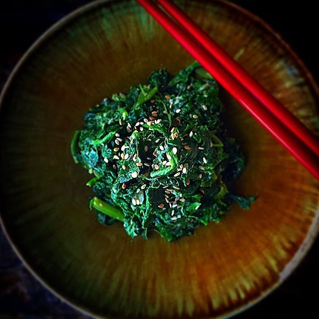 Spinach Goma Ae recipe