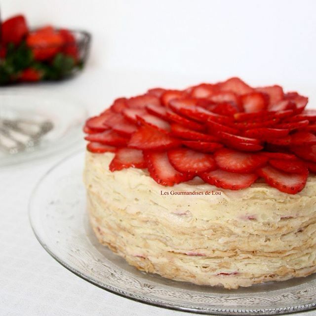 Gateau De Crepes Aux Fraise By Lesgourmandisesdelou Quick Easy Recipe The Feedfeed