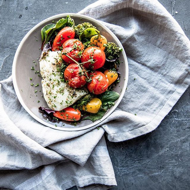 Parchment Cooked Cod With Parsley & Dill by clean_eating_journal