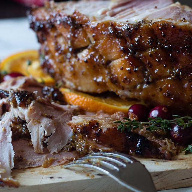 Honey, Orange And Mustard Glazed Ham by insidethenutshell Quick