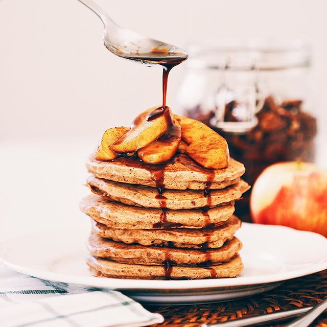 Apple And Buckwheat Pancakes Recipe The Feedfeed