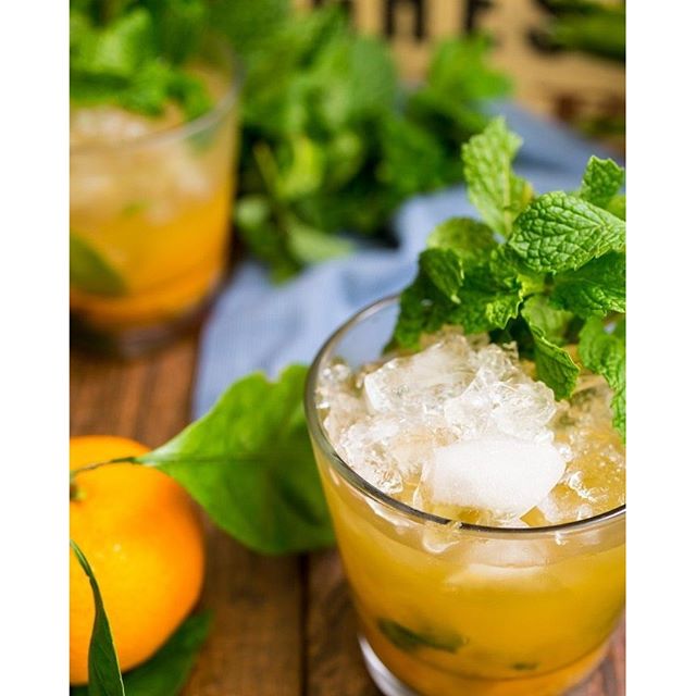 Honey Tangerine Smash Cocktail Recipe The Feedfeed