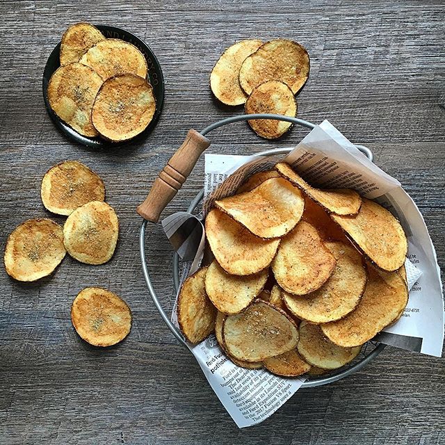 Homemade Potato Chips With Fennel Coriander Salt Recipe The Feedfeed