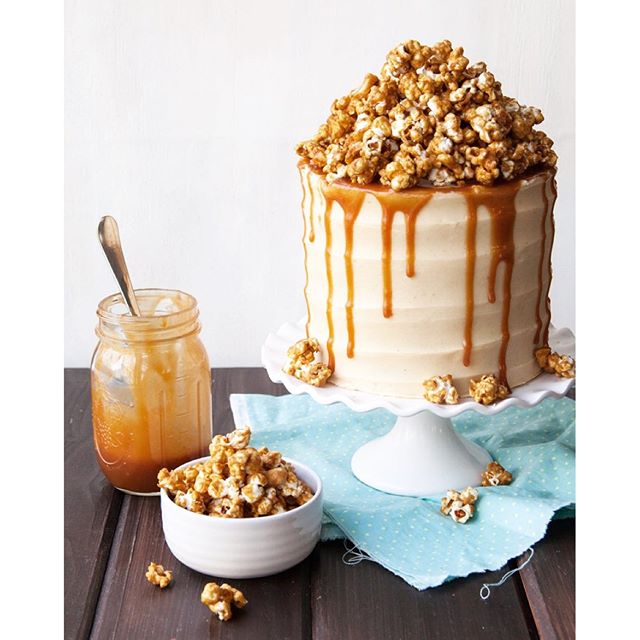 HowToCookThat : Cakes, Dessert & Chocolate | Gravity Defying Popcorn Cake -  HowToCookThat : Cakes, Dessert & Chocolate