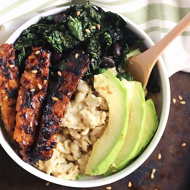Savory Oatmeal With Tempeh Bacon Recipe The Feedfeed
