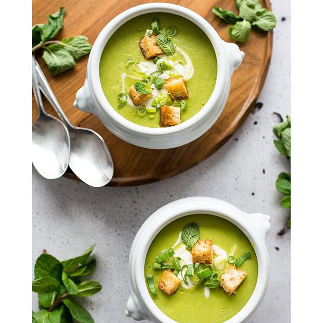 Minty Pea Soup Recipe | The Feedfeed