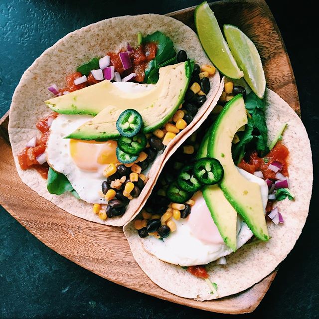 Breakfast Egg Tacos Recipe The Feedfeed