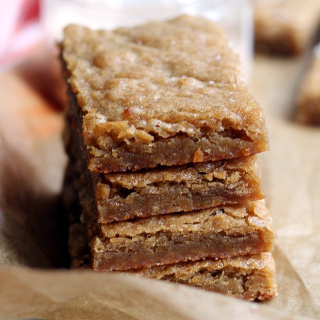 Butterscotch Blondies With Sea Salt Recipe The Feedfeed