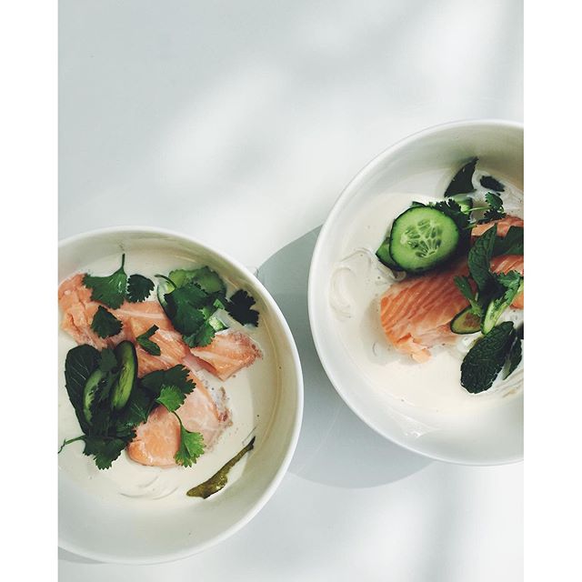 Salmon With Coconut, Lemongrass And Kafir Lime Sauce Recipe The Feedfeed