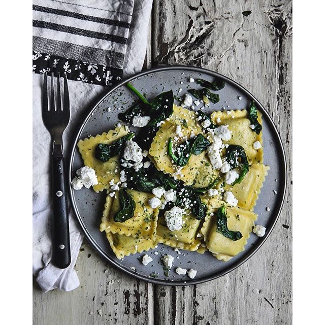 Spinach And Goat Cheese Ravioli Recipe The Feedfeed
