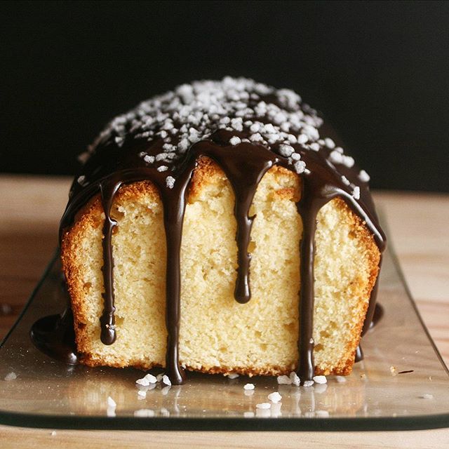 Sour Cream Cake With Chocolate Glaze Recipe The Feedfeed