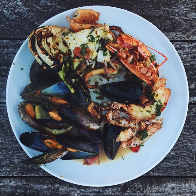 Bbq Octopus, Mussels, Prawns, Langoustines, Squid, Lemon And Fennel