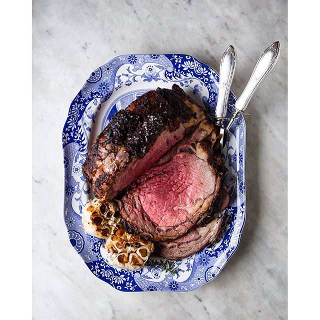 Roasted Prime Rib With Garlic Horseradish Cream Sauce Recipe The Feedfeed