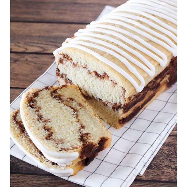 Vegan And Gluten Free Glazed Cinnamon Swirl Bread by sarahbakesgfree
