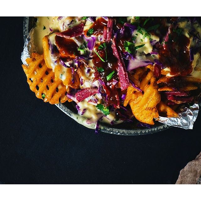 Corned Beef Nachos With Whiskey Fondue Cheese Recipe The Feedfeed