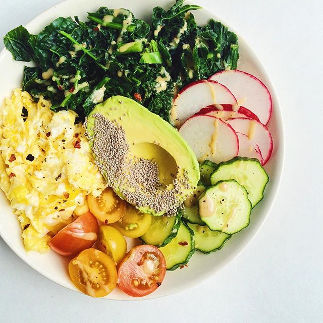 Breakfast Egg And Kale Bowl