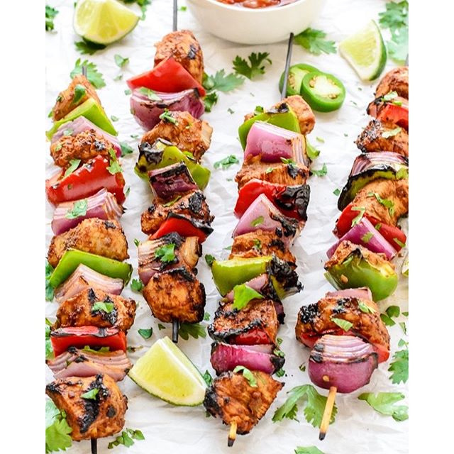 Chicken Fajita Skewers recipe