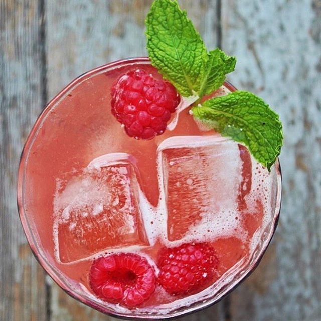Raspberry Mint Lemonade With Bourbon Recipe The Feedfeed