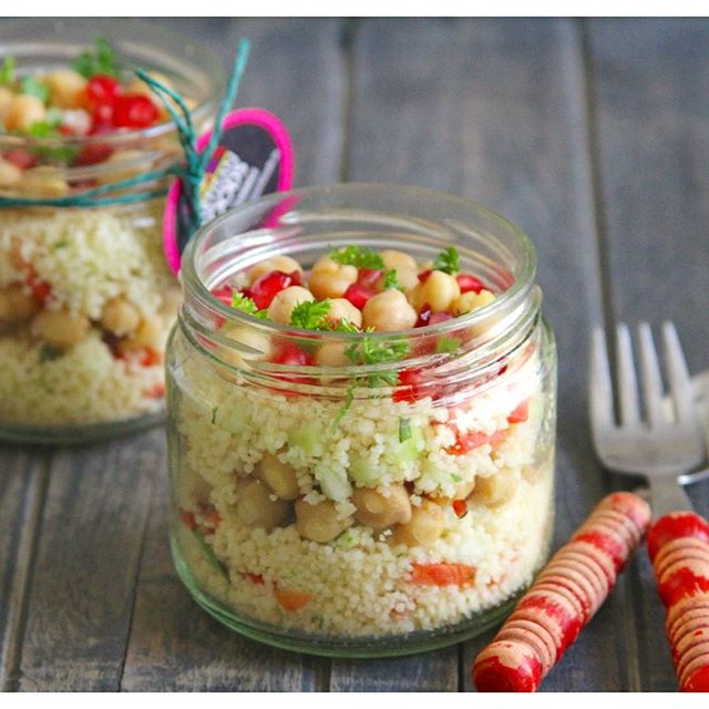 Jarred Couscous Chickpea Salad Recipe The Feedfeed