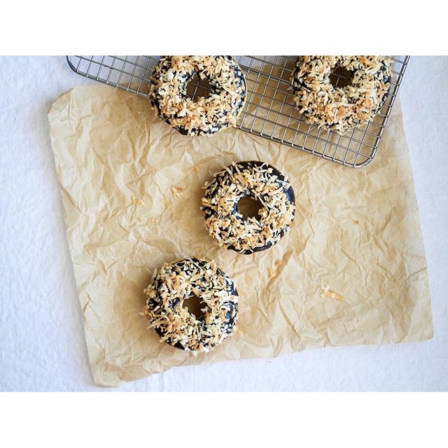 Baked Almond Joy Donuts recipe by Erica Park The Feedfeed